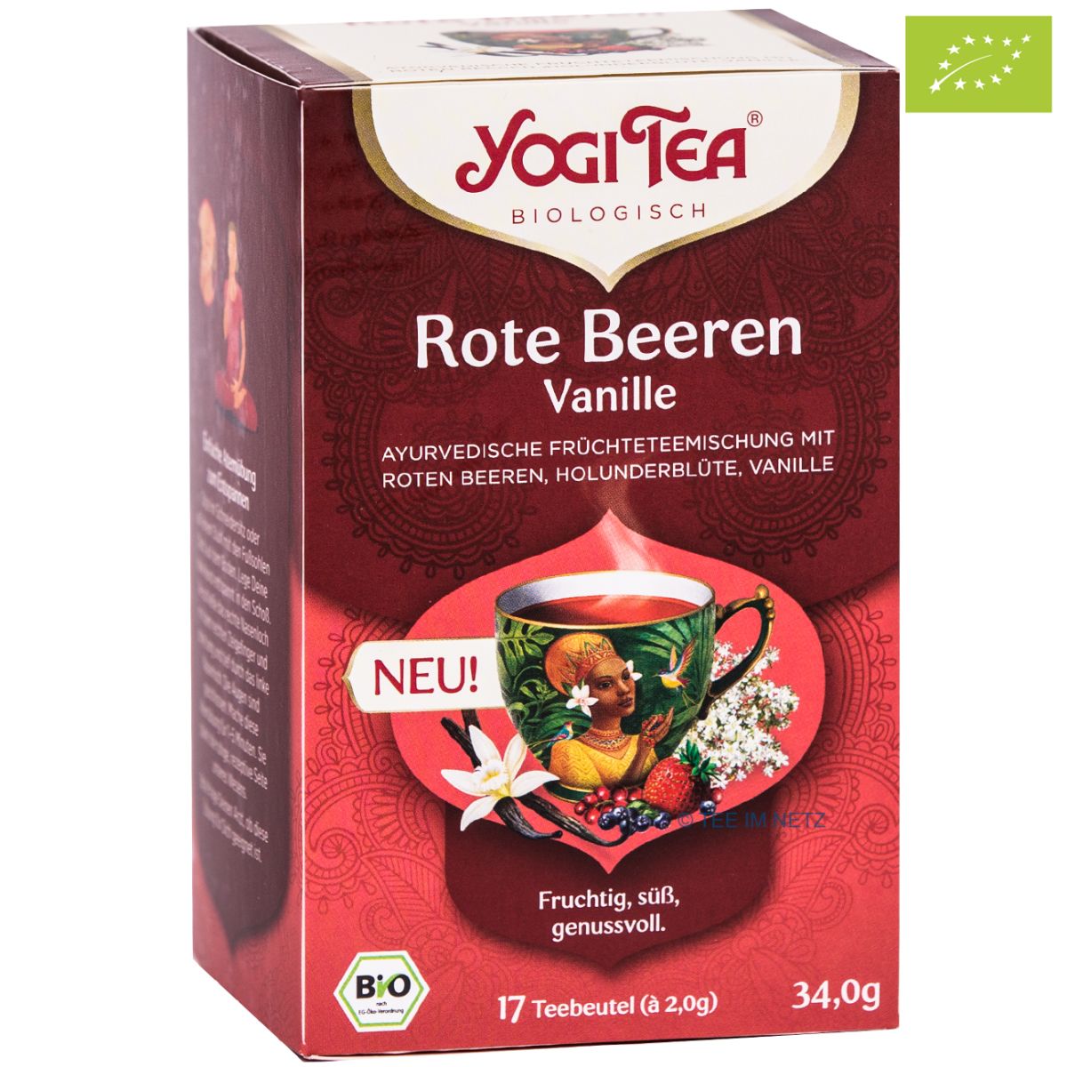 Artikelbild 1 des Artikels “YOGI TEA® Rote Beeren Vanille / BIO 17 x 2.0 g“