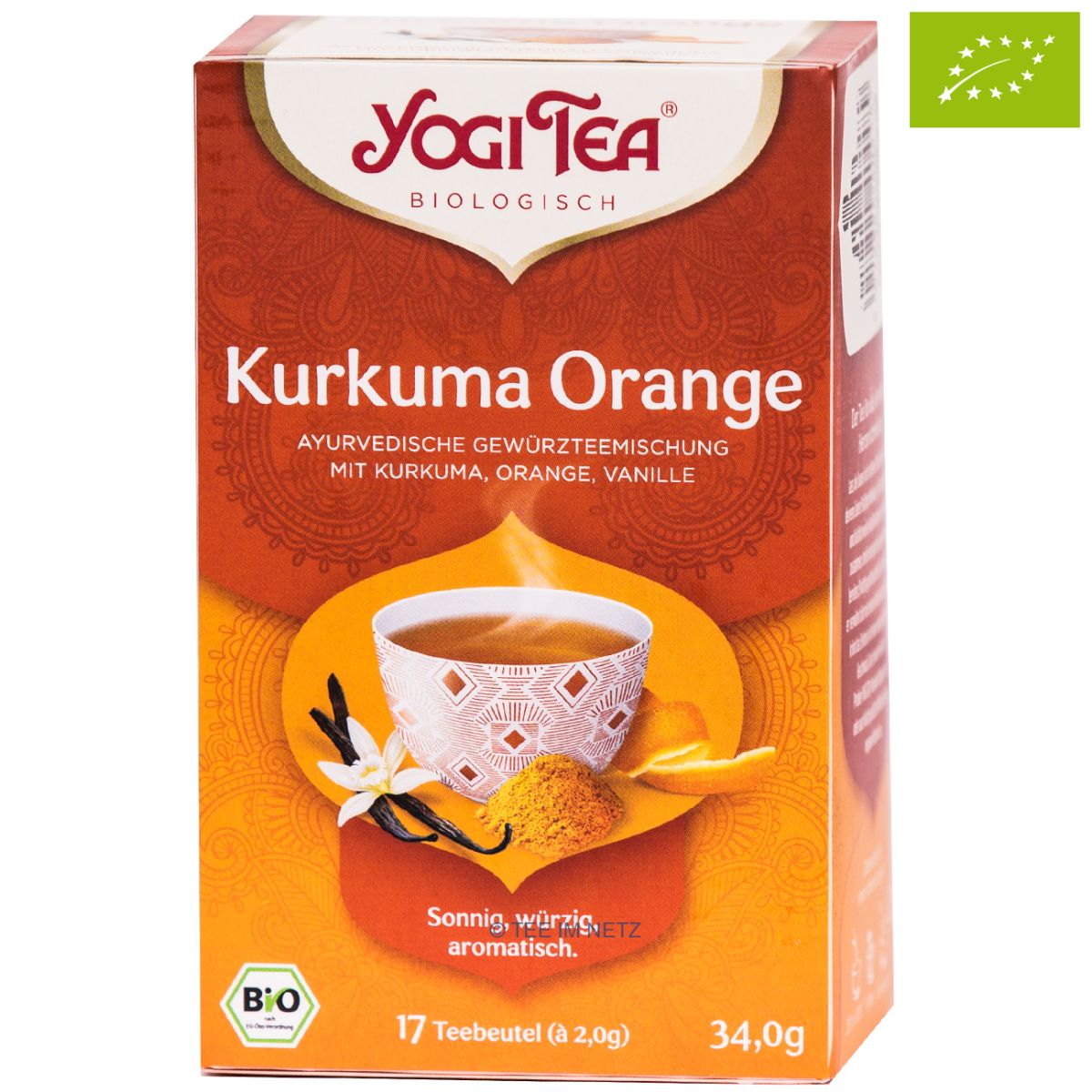 Artikelbild 1 des Artikels “YOGI TEA® Kurkuma Orange / BIO 17 x 2.0 g“