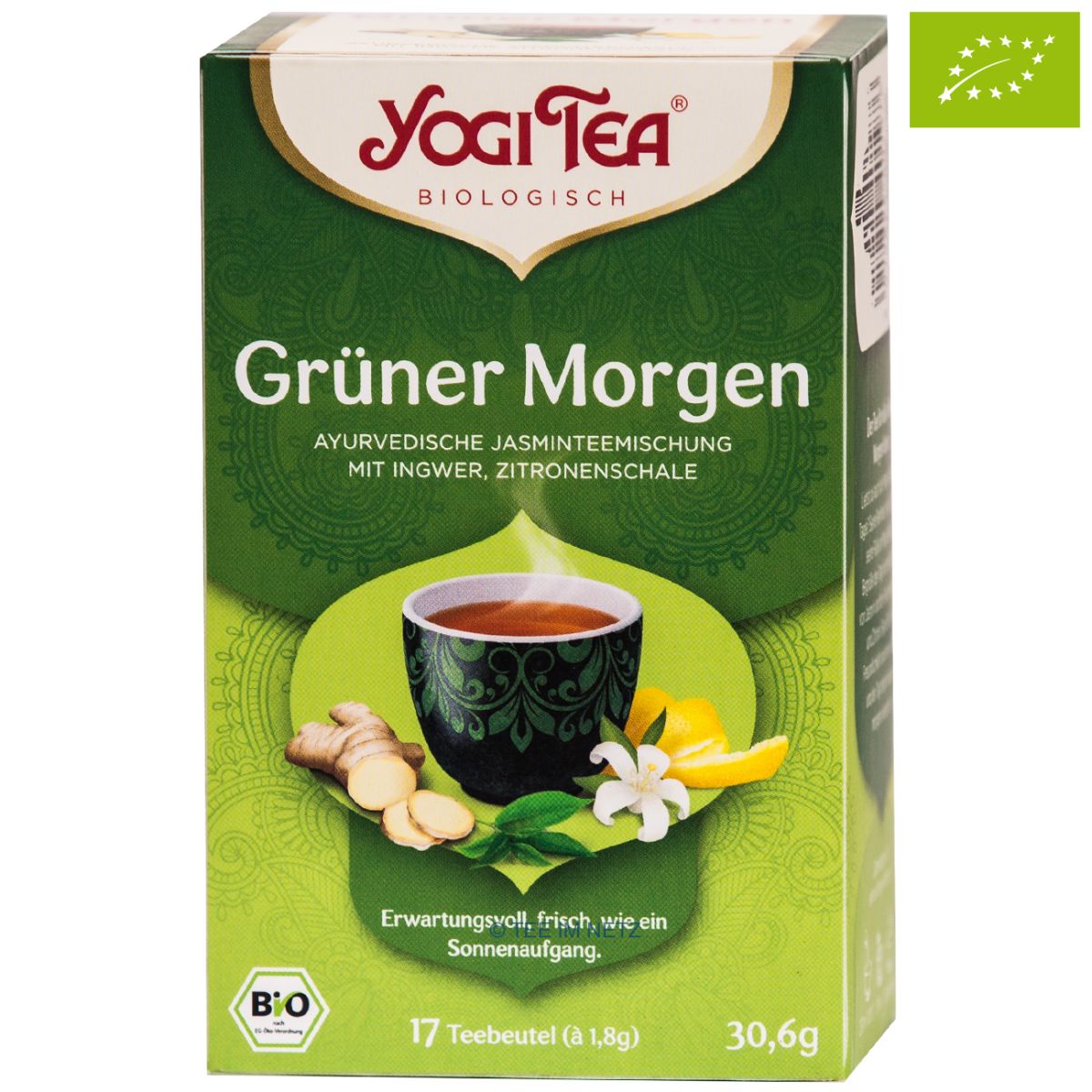 Artikelbild 1 des Artikels “YOGI TEA® Grüner Morgen / BIO 17 x 1,8 g“