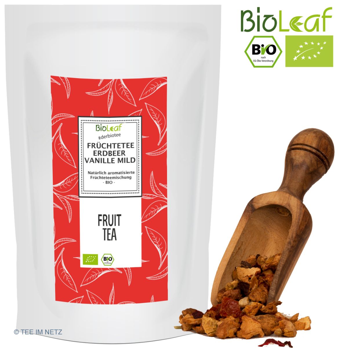 Artikelbild 1 des Artikels “BioLeaf Früchtetee Erdbeer-Vanille-mild - BIO 1000 Gramm“