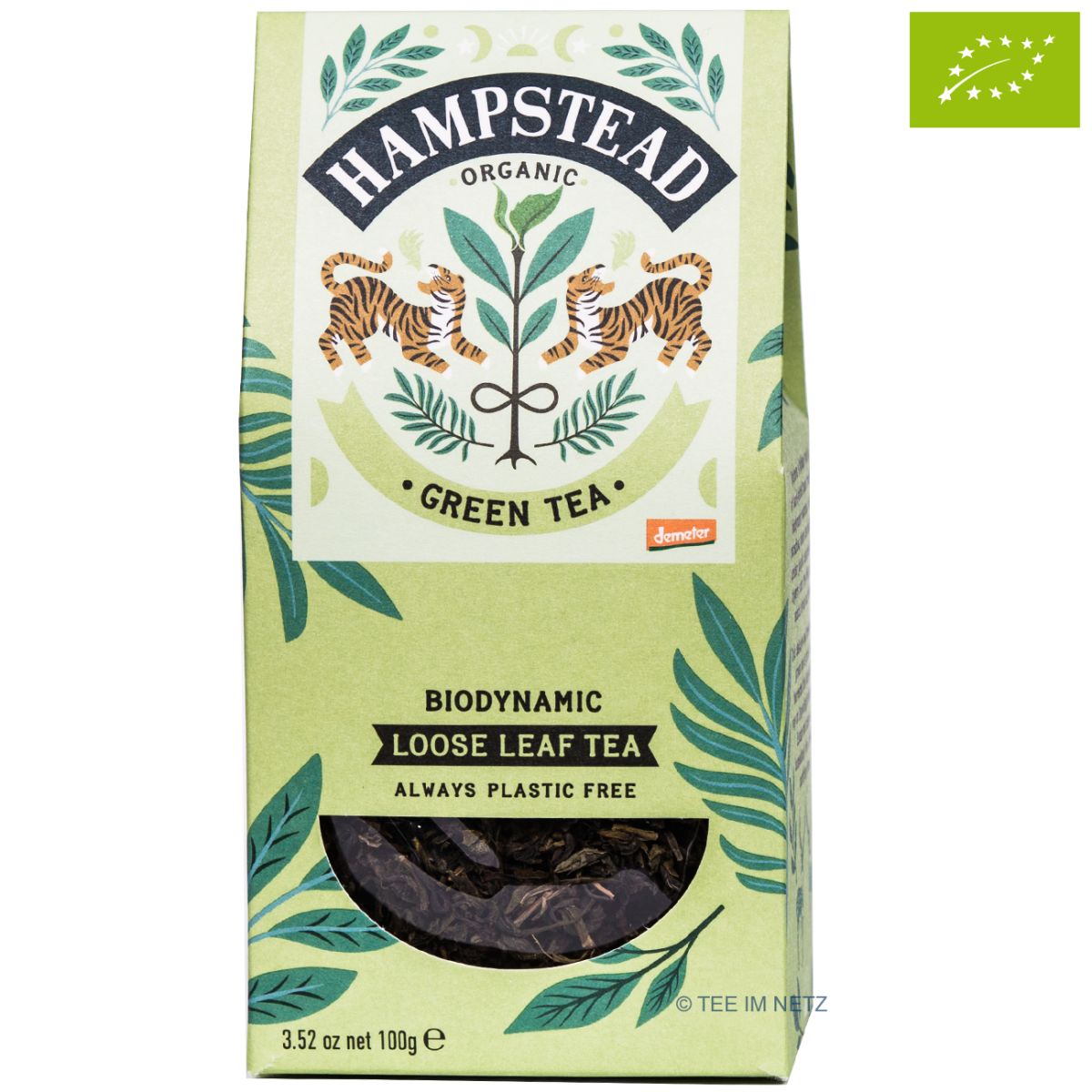 Artikelbild 1 des Artikels “Hampstead Tee Grüner Tee - BIO 100 Gramm“