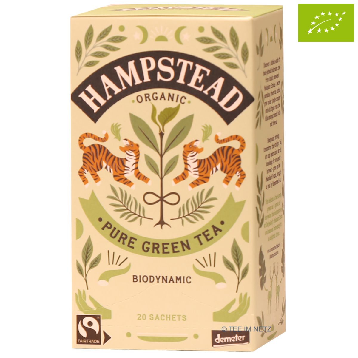 Artikelbild 1 des Artikels “Hampstead Tee Pure Green Tea im Teebeutel - BIO 20 x 2.0 g“