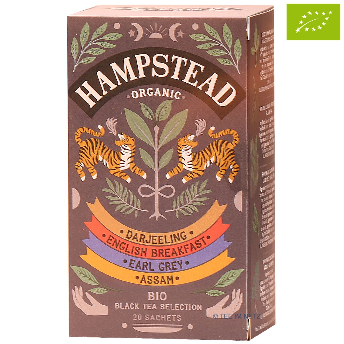Artikelbild 1 des Artikels “Hampstead Tee Organic Black Tea Selection im Teebeutel - BIO 20 x 2.0 g“