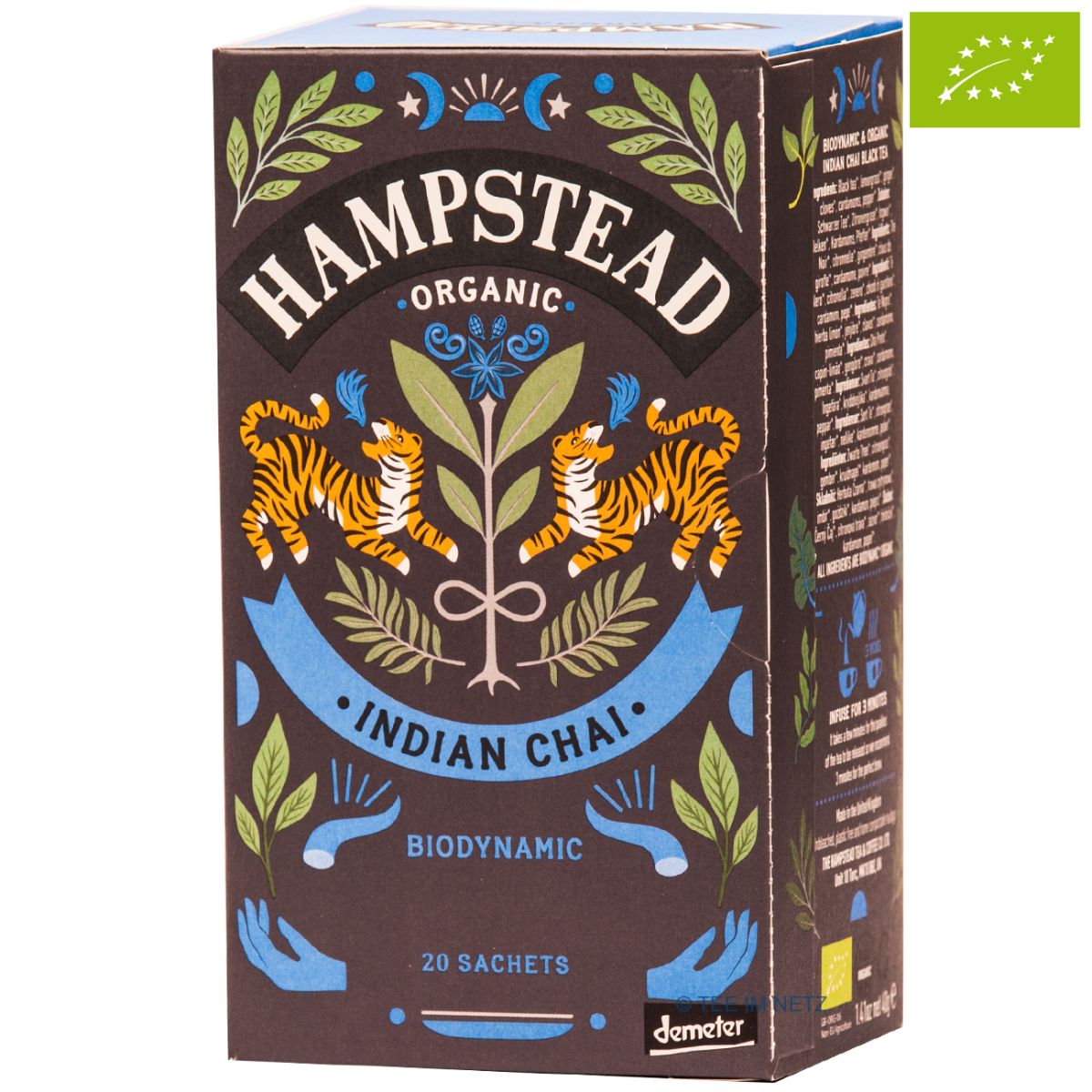 Artikelbild 1 des Artikels “Hampstead Tee Schwarzer Tee Indian Chai im Teebeutel - BIO 20 x 2 g“