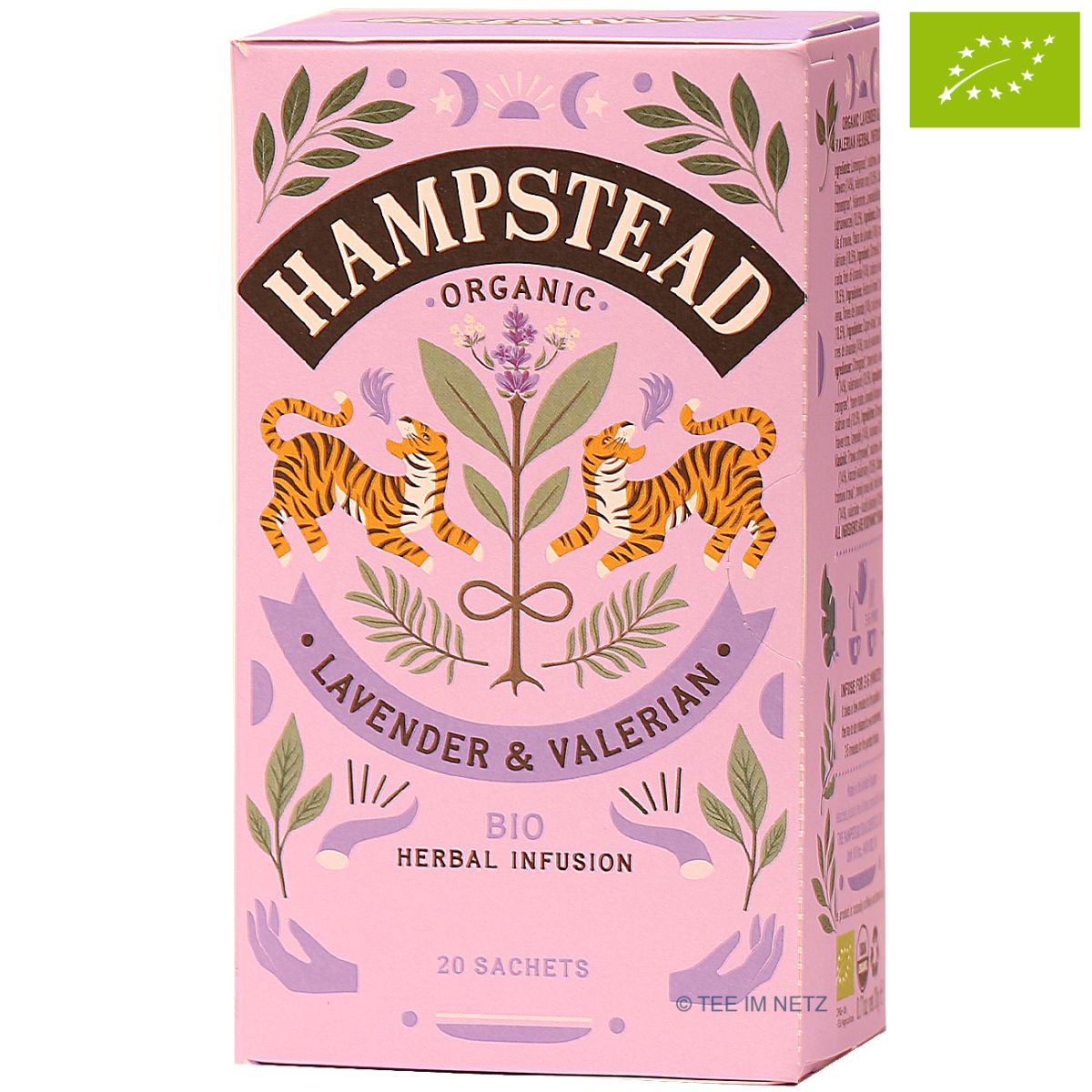 Artikelbild 1 des Artikels “Hampstead Tee Lavender & Valerian (Lavendel-Baldrian)- BIO 20 x 1 g“