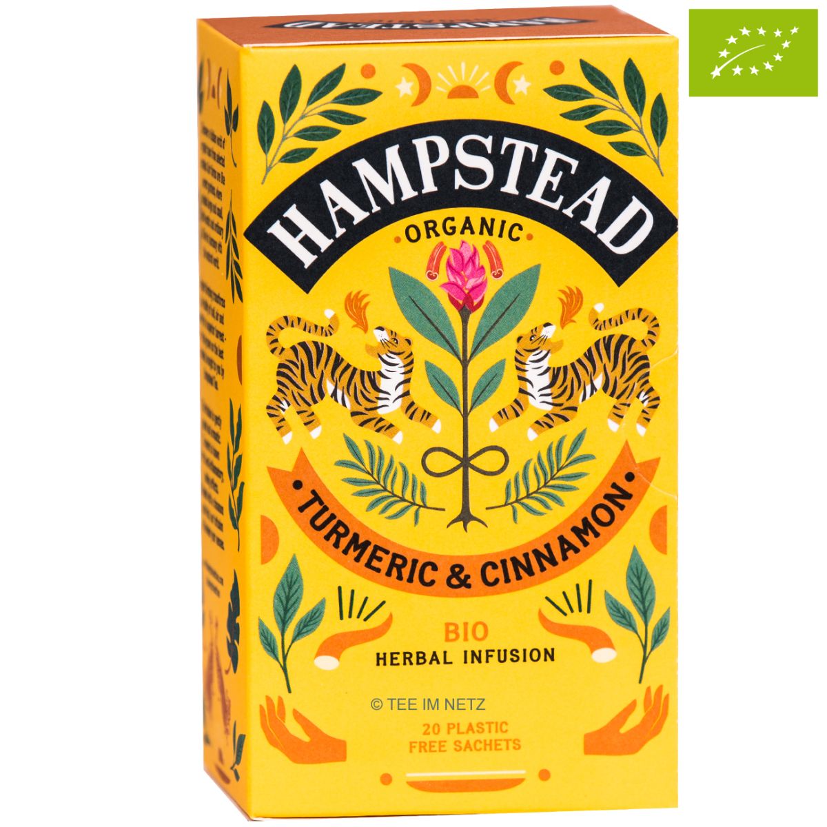 Artikelbild 1 des Artikels “Hampstead Tee Kräutertee Turmeric & Cinnamon (Kurkuma) - BIO 20 x 1.5 g“