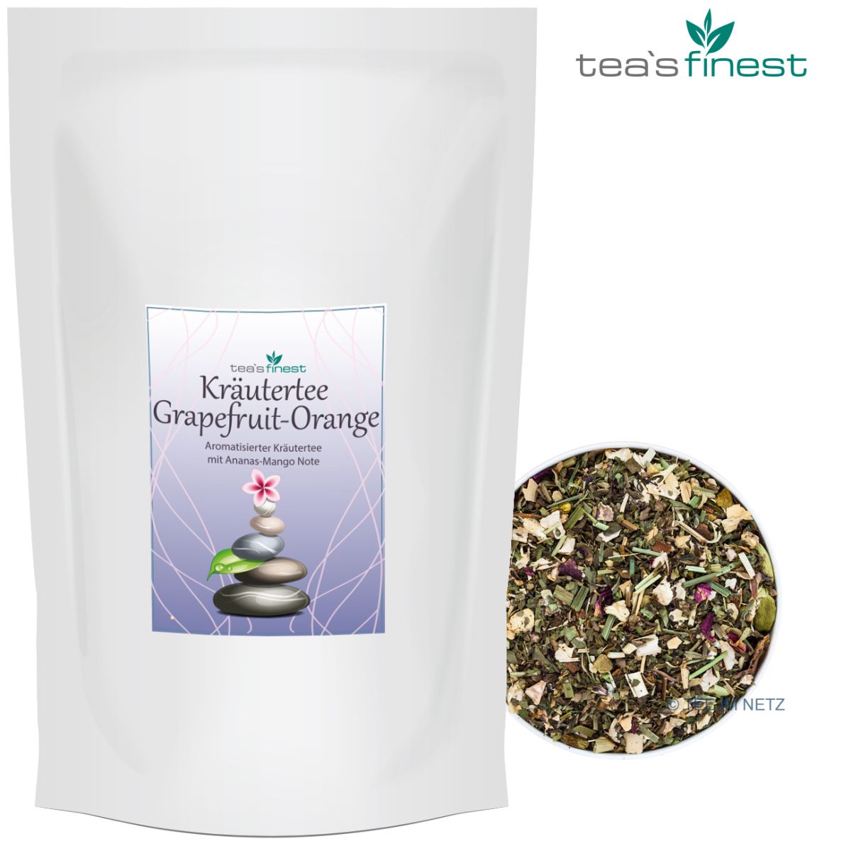 Artikelbild 1 des Artikels “tea`s finest Kräutertee Grapefruit-Orange 100 Gramm“