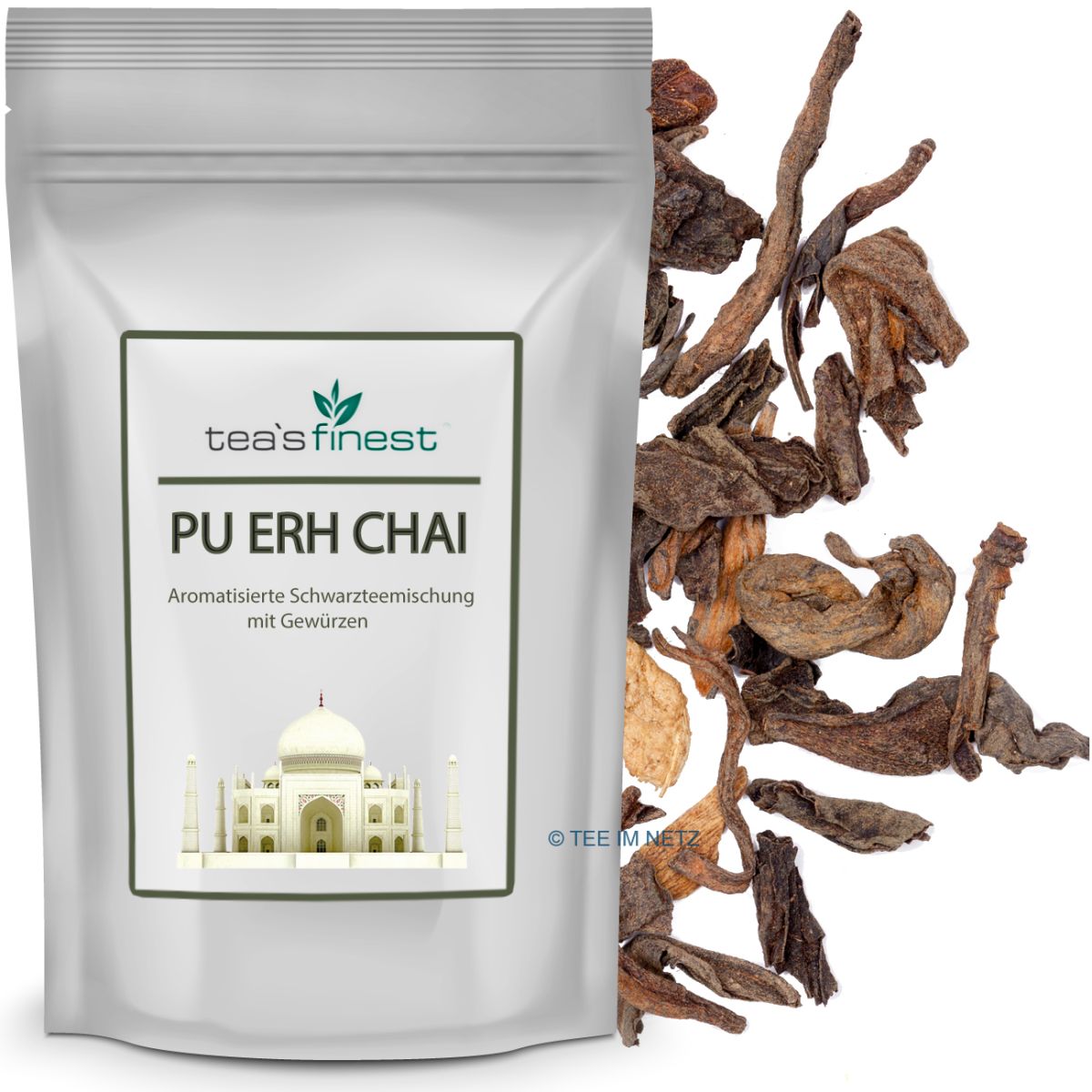 Artikelbild 1 des Artikels “tea`s finest Pu Erh Chai 1000 Gramm“