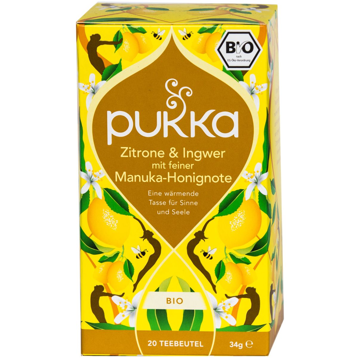 Artikelbild 1 des Artikels “pukka Zitrone & Ingwer (mit feiner Manuka-Honignote) - BIO 20 x 1.7g“