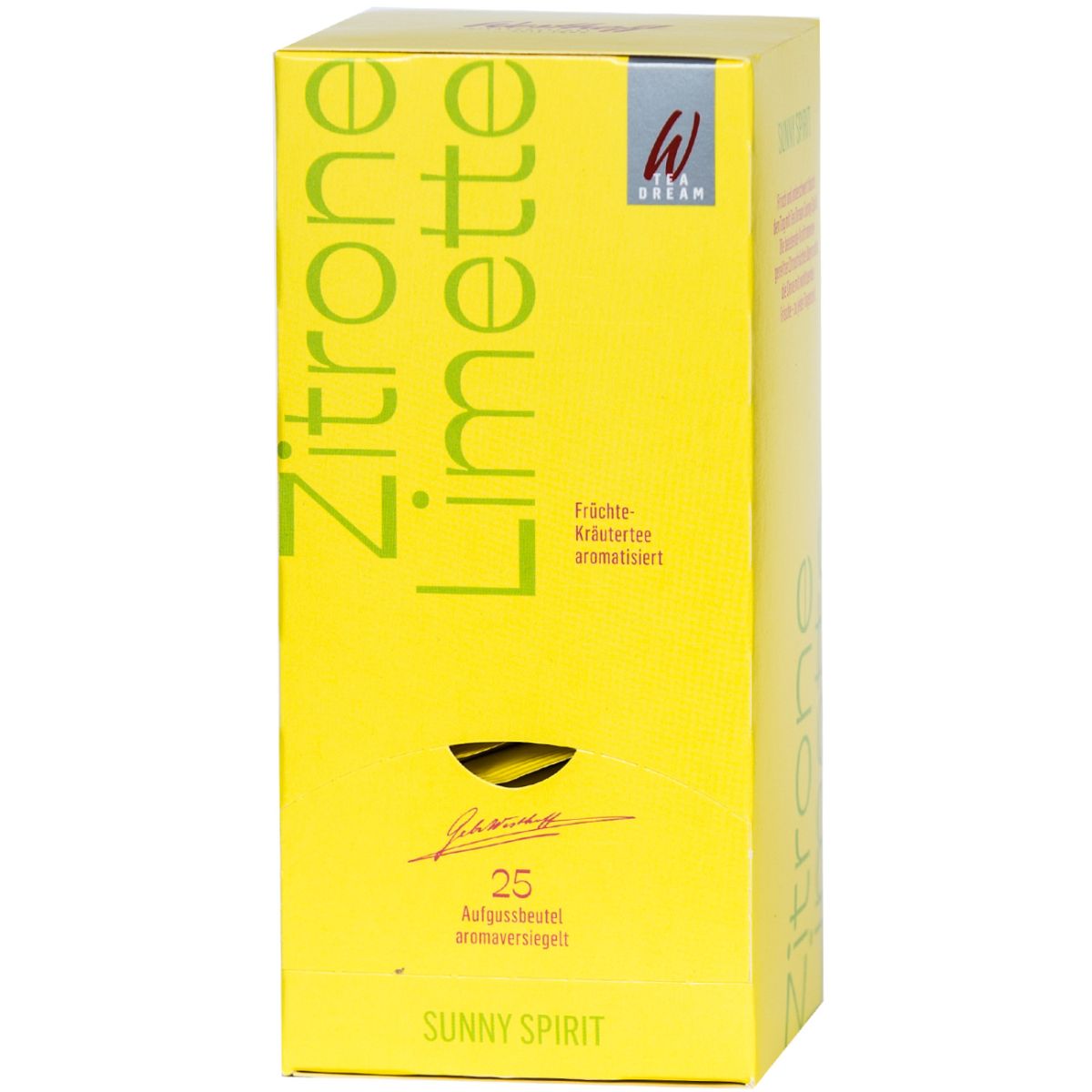 Artikelbild 1 des Artikels “Westhoff Früchtetee Sunny Spirit Zitrone & Limette (NEU) 25 x 2 g“