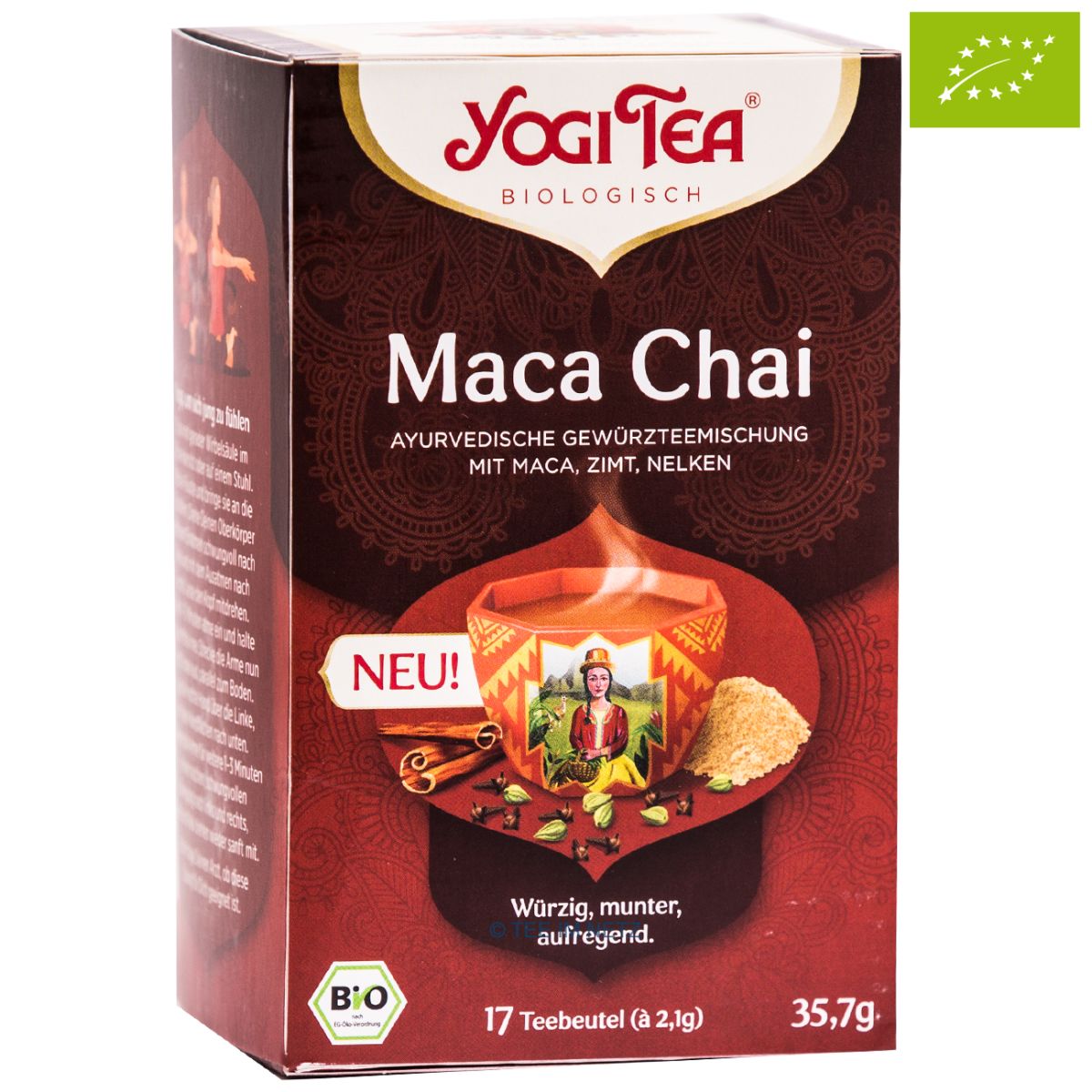 Artikelbild 1 des Artikels “YOGI TEA®  Maca Chai - BIO 17 x 2.1 g“
