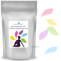 tea`s finest® Schwarzer Tee Wacholder-Moringa 100 Gramm