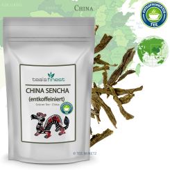 tea`s finest Grüner Tee China Sencha (entkoffeiniert) 