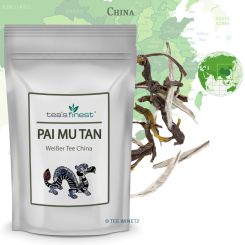 tea`s finest® Weisser Tee Pai Mu Tan 100 Gramm
