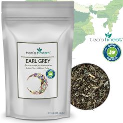 tea`s finest® Grüner Tee Earl Grey (entkoffeiniert) 100 Gramm
