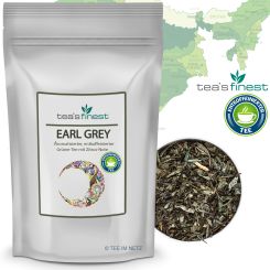 tea`s finest Grüner Tee Earl Grey (entkoffeiniert) 250 Gramm