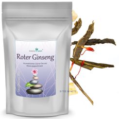tea`s finest® Grüner Tee Roter Ginseng (Ginseng/Maracuja) 1000 Gramm