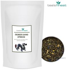 tea`s finest Grüner Tee Erdbeer-Sahne-Aprikose 100 Gramm