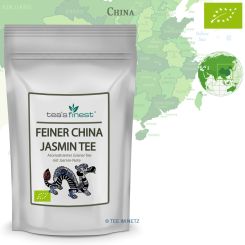 tea`s finest® Feiner Grüner Jasmin Tee - BIO 100 Gramm