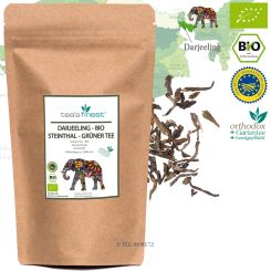 tea`s finest® Grüner Tee Darjeeling Steinthal SFTGFOP1/ BIO 100 Gramm
