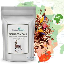 tea`s finest Morningsky Gold Honeybush Zitrus-Mango 100 Gramm