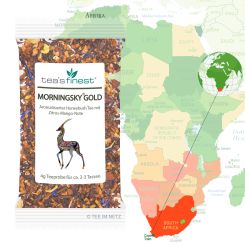 tea`s finest® Morningsky® Gold (Honeybush Zitrus) ca. 4 Gramm