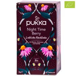 pukka Night Time Berry mit Beeren, Echinacea, Kamille - BIO 20 x 1.8 g