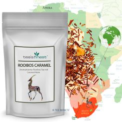 tea`s finest® Rooibos* Caramel 250 Gramm
