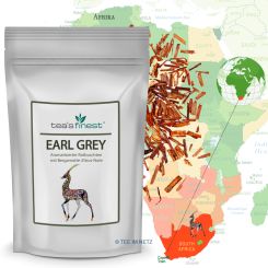 tea`s finest® Rooibos* Earl Grey 250 Gramm