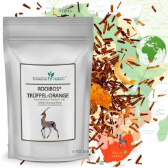 tea`s finest® Rooibos* Trüffel-Orange 100 Gramm