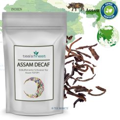 tea`s finest Schwarzer Tee Assam TGFOP1 (entkoffeiniert) 250 Gramm