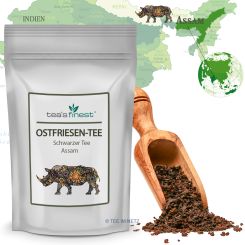 tea`s finest® Schwarzer Tee Assam Ostfriesen-Tee 250 Gramm