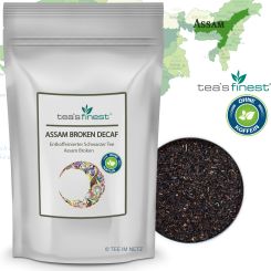 tea`s finest® Schwarzer Tee Assam Broken (entkoffeiniert) 100 Gramm