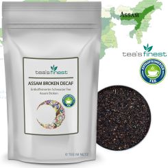 tea`s finest Schwarzer Tee Assam Broken (entkoffeiniert) 250 Gramm