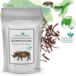 tea`s finest Schwarzer Tee Assam CTC Typ Doomur Dullung 100 Gramm