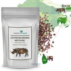 tea`s finest Schwarzer Tee Ostfriesen Broken Mischung 1000 Gramm