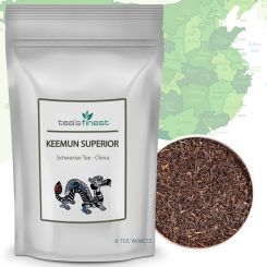 tea`s finest Schwarzer Tee China Keemun Superior 100 Gramm