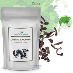 tea`s finest Schwarzer Tee Lapsang Souchong 250 Gramm