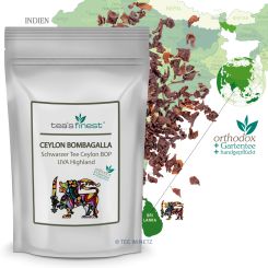 tea`s finest® Ceylon BOP Bombagalla UVA Highland 100 Gramm