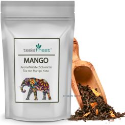 tea`s finest® Schwarzer Tee Mango 250 Gramm