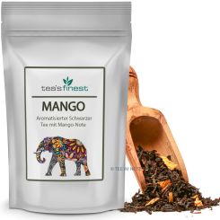 tea`s finest Schwarzer Tee Mango 250 Gramm
