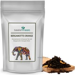 tea`s finest Schwarzer Tee Bergamotte Orange 100 Gramm