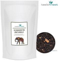 tea`s finest Schwarzer Tee Zimt-Vanille 250 Gramm