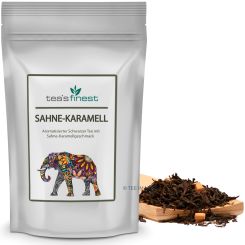 tea`s finest Schwarzer Tee Sahne-Karamell 500 Gramm