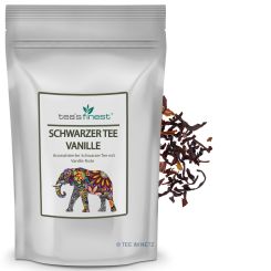 tea`s finest® Schwarzer Tee Vanille 500 Gramm