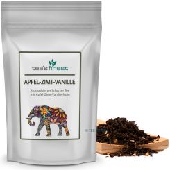tea`s finest Schwarzer Tee Apfel-Zimt-Vanille 250 Gramm