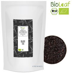 BioLeaf Schwarzer Tee Vanille natürlich - BIO 100 Gramm