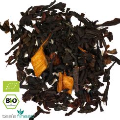 tea`s finest® Schwarzer Tee Mango natürlich - BIO 250 Gramm