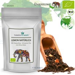 tea`s finest® Schwarzer Tee Lemon natürlich- BIO 