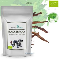 tea`s finest® Schwarzer Tee Black Sencha - BIO 